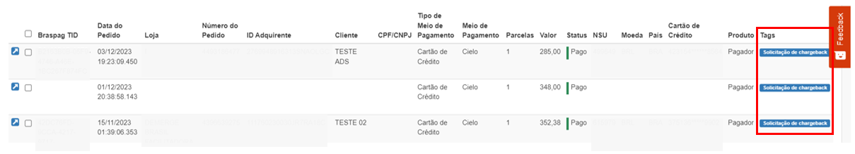 tag chargeback, resultado da busca.PNG